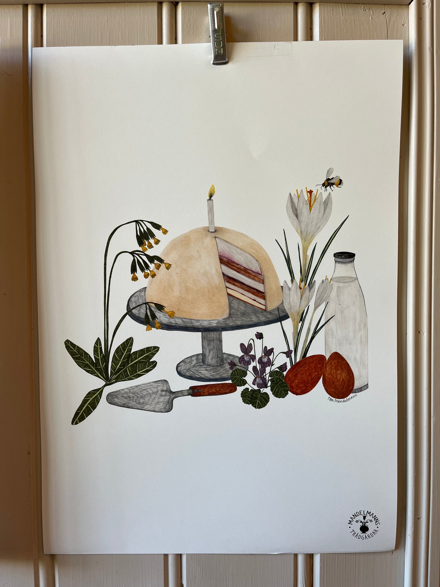 Poster Marsipantårta