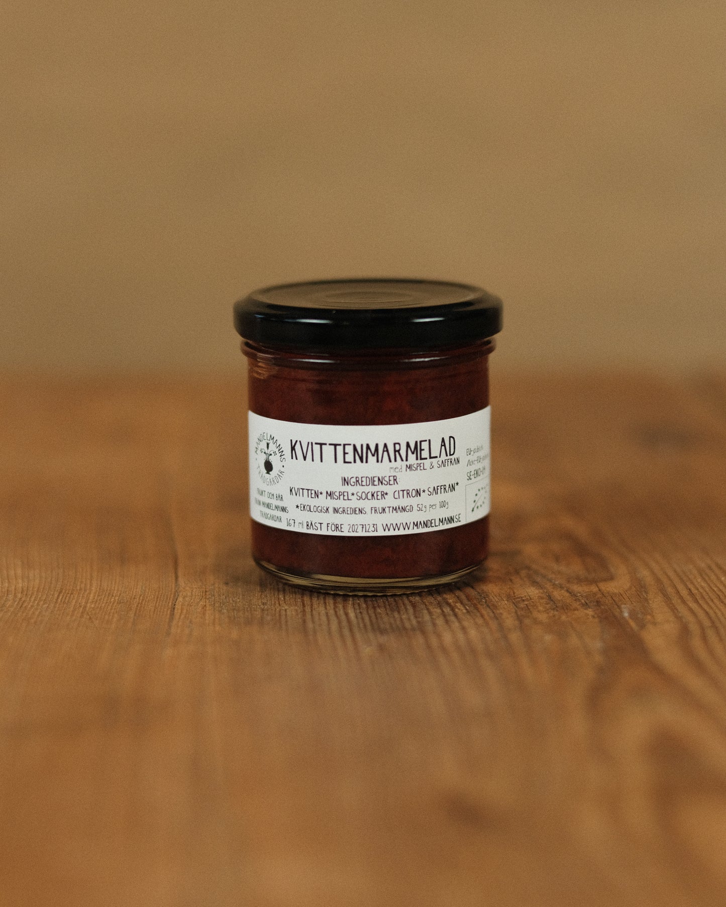 Kvittenmarmelad med mispel & saffran