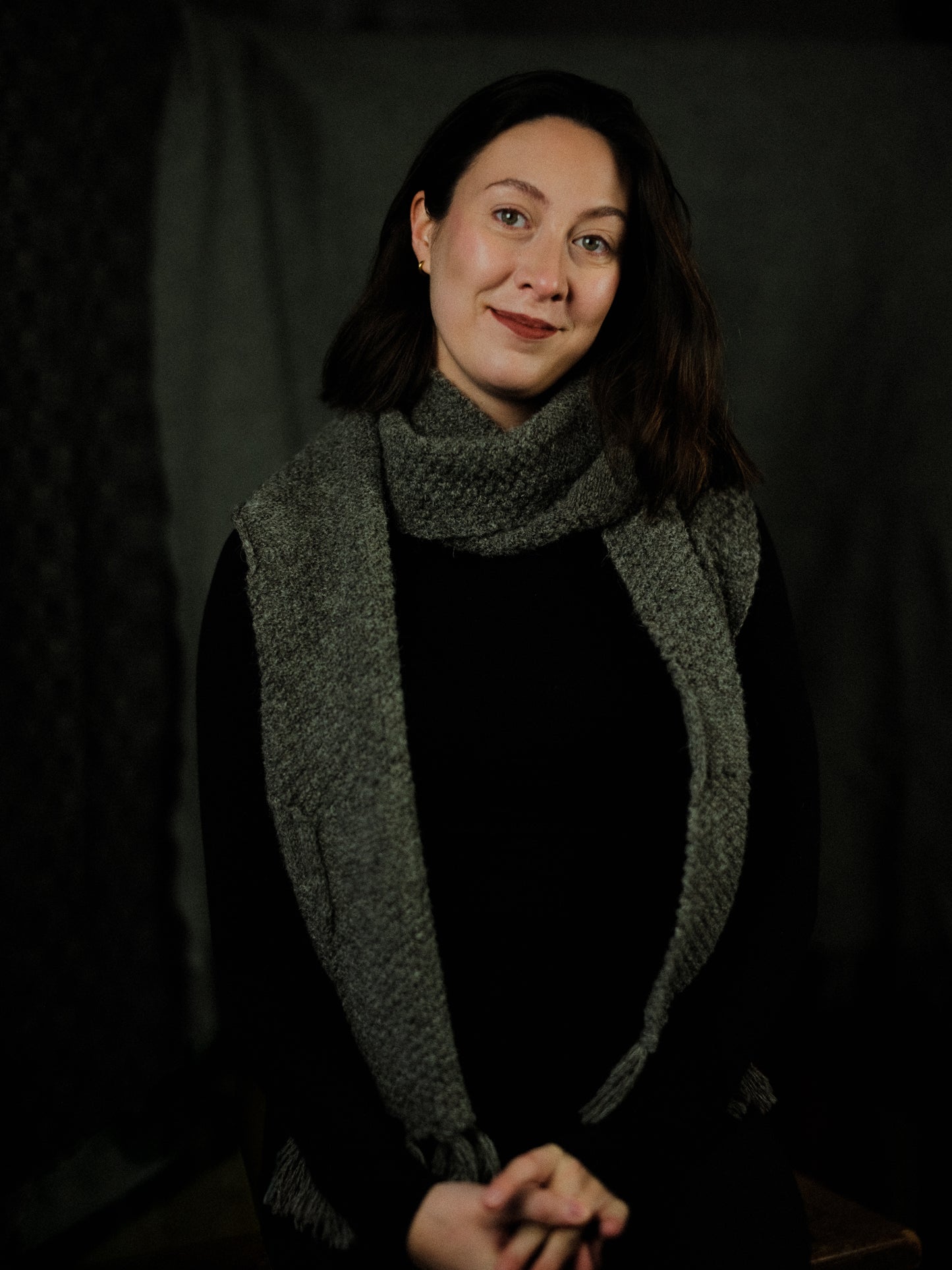 Halsduk i naturmaterial - ekologisk halsduk