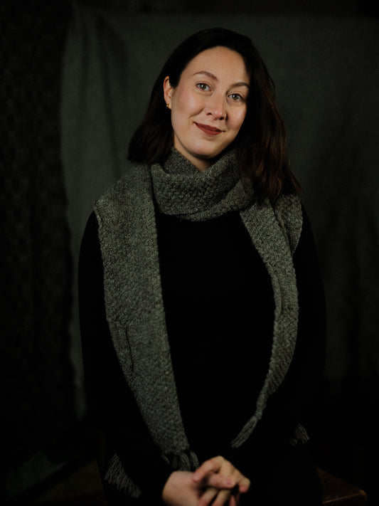 Halsduk i naturmaterial - ekologisk halsduk