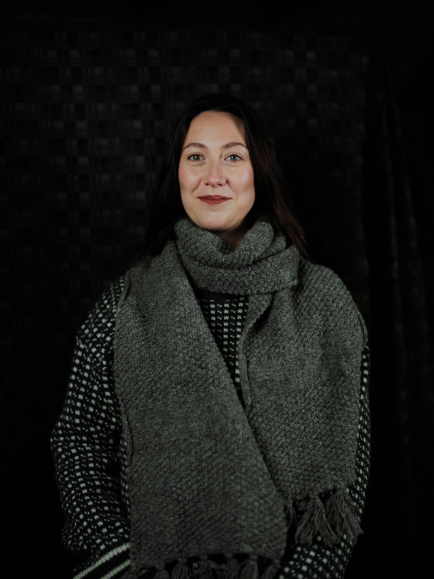 Halsduk i ull - ekologisk halsduk