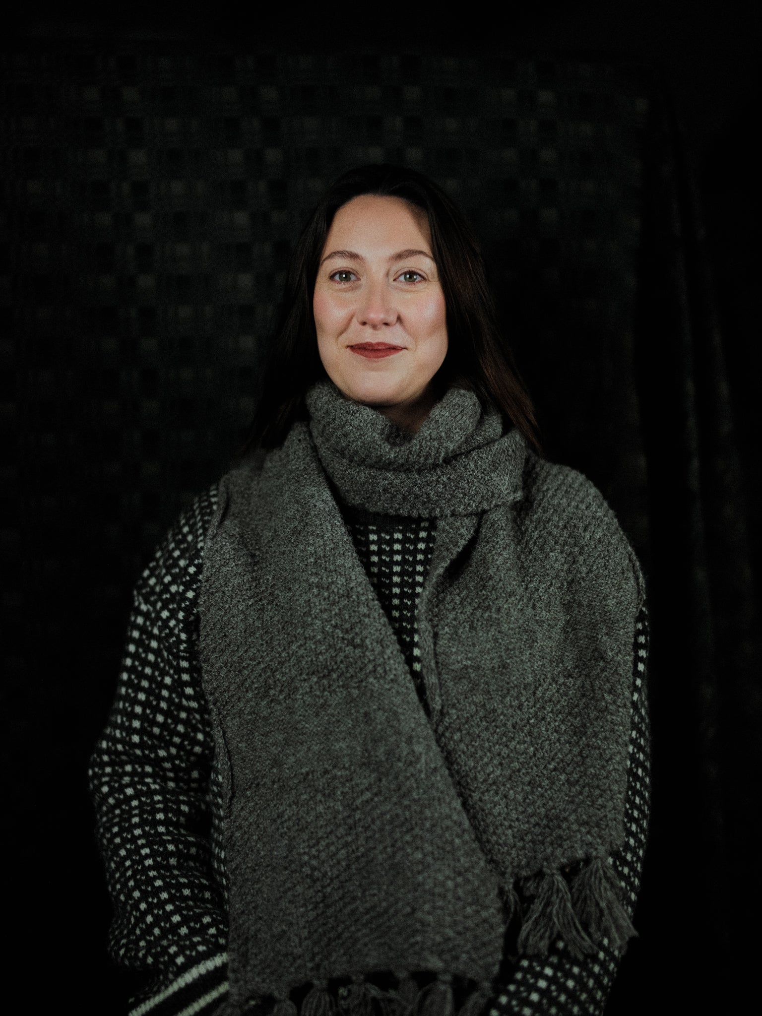 Halsduk i ull - ekologisk halsduk