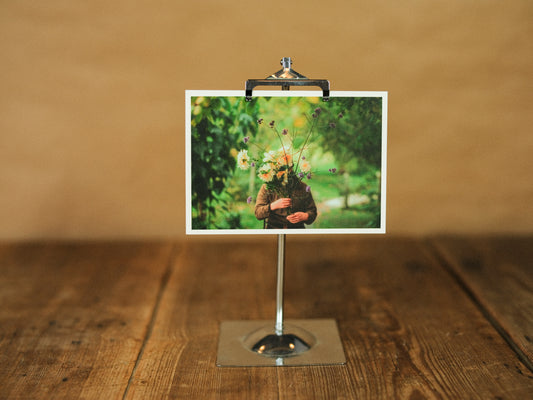 Vykort med höstbukett